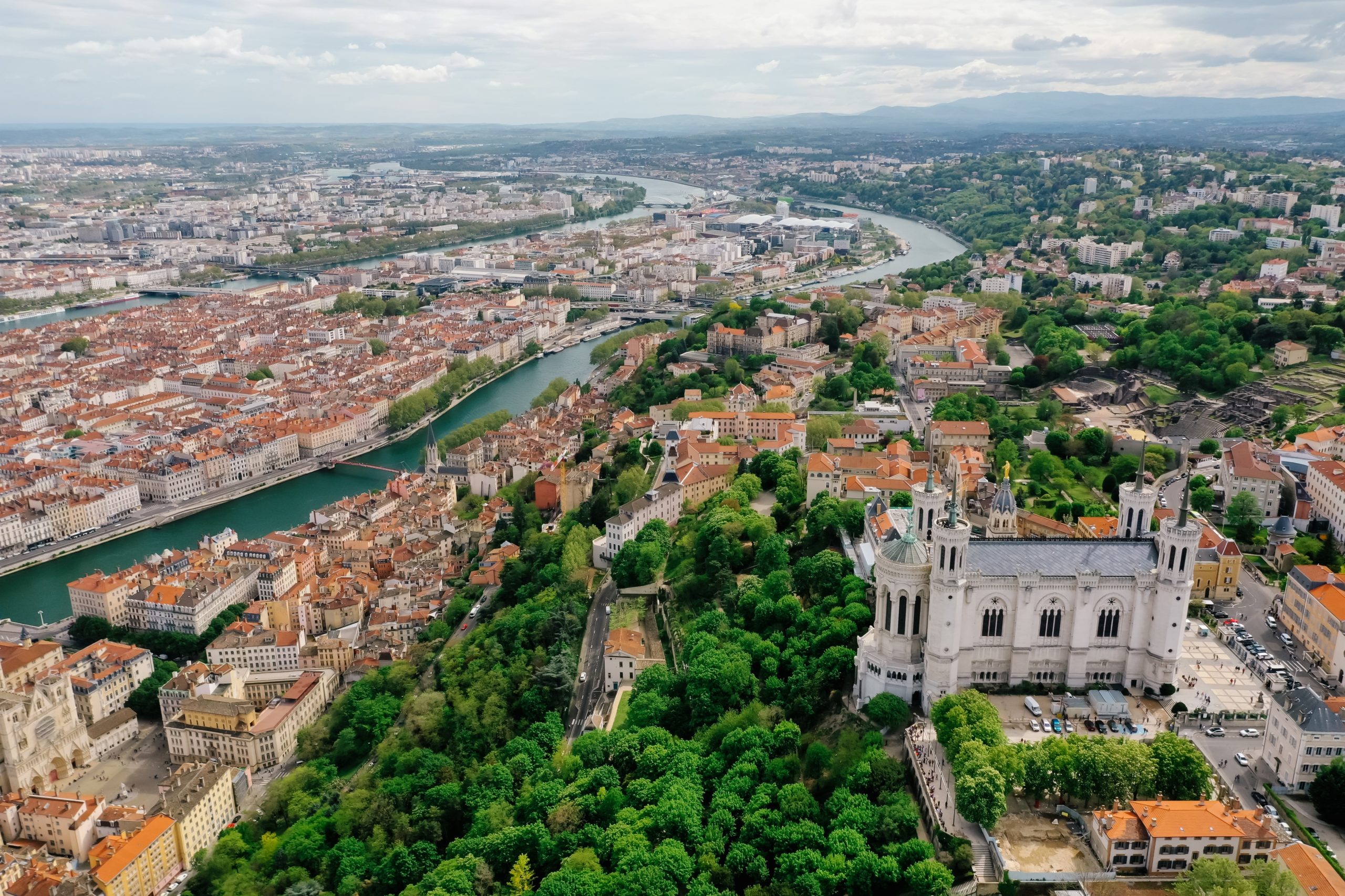 Lyon from above
